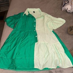 Color block shein dress